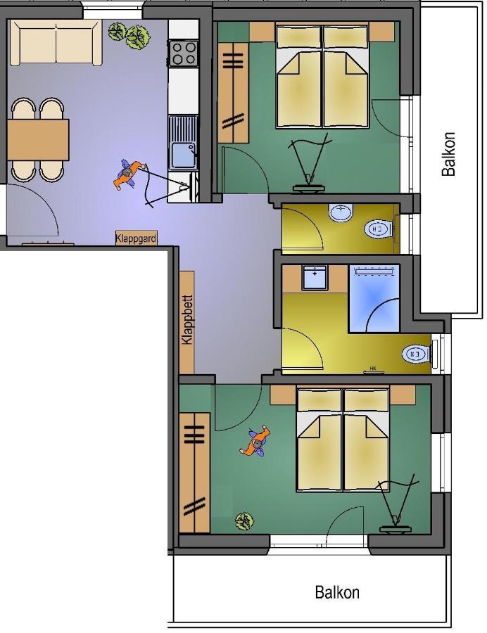 Chasa Sulai Appartements Замнаун Екстер'єр фото