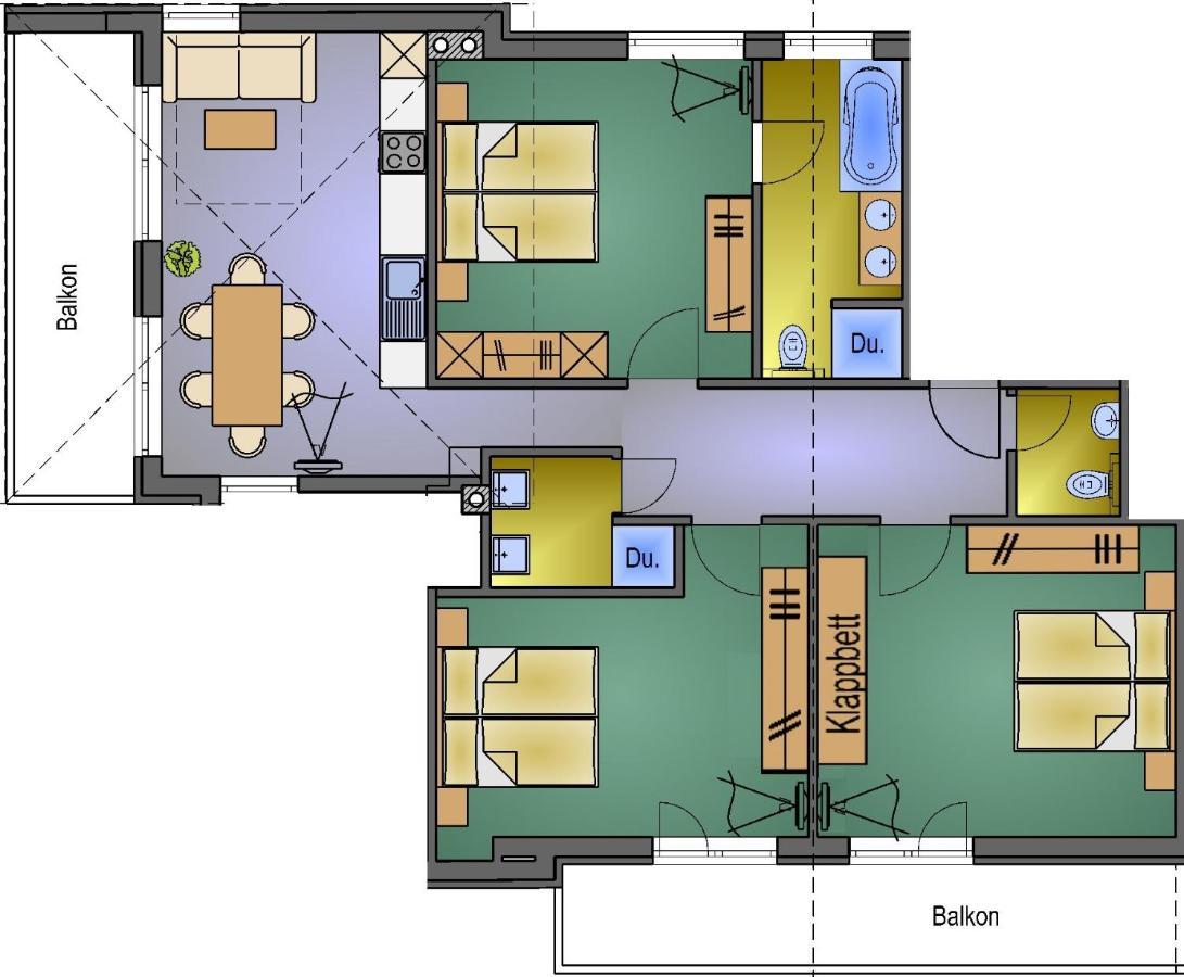 Chasa Sulai Appartements Замнаун Екстер'єр фото